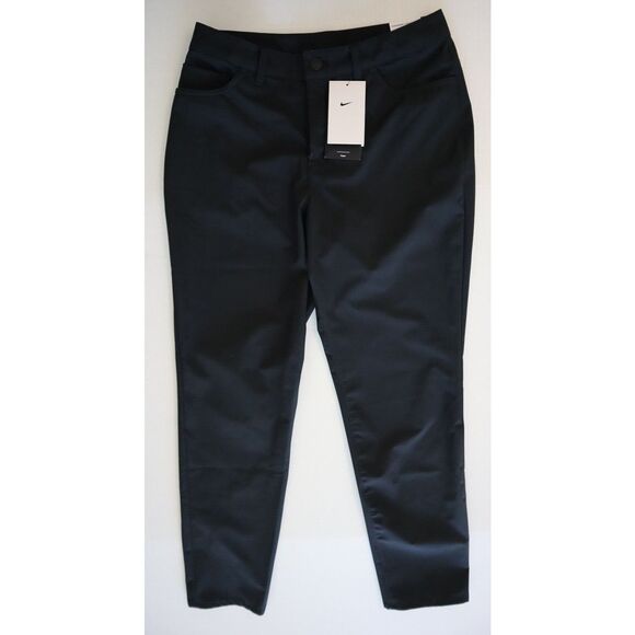 Nike Tour Repel DX6086-010 Women's Sz 8 Black Slim-Fit Golf Pants $120 - Picture 1 of 13